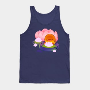 Night Ducky With Glowing Lotus Tank Top